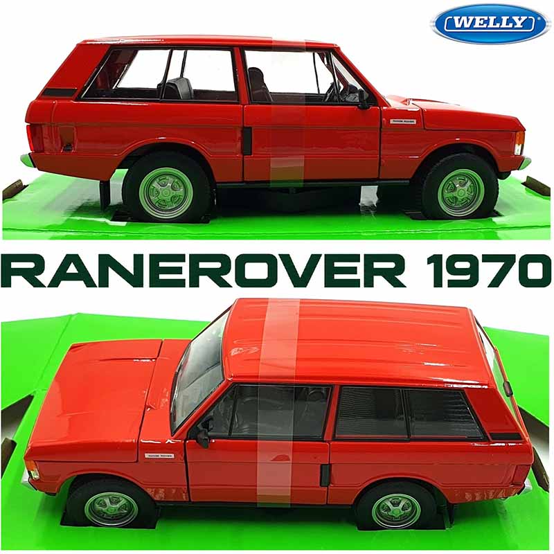 ماکت کلکسیونی ماشین فلزی رنجرور 1970 Welly مقیاس 1:24 | مدل Range Rover 24128W